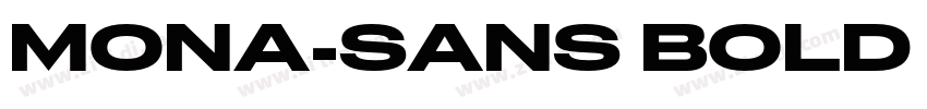 MONA-SANS BOLD WIDE字体转换